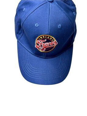 Vintage Indiana Fever WNBA Hat Navy Gold Adjustable Strapba